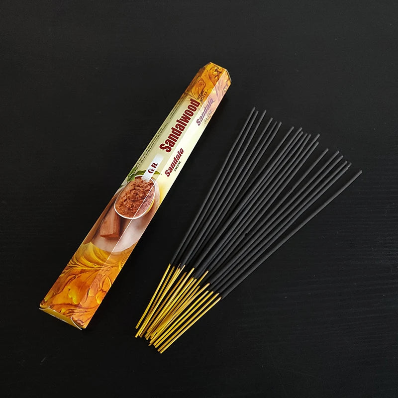 F Indian 20 Sticks Incense Lavender White Sage COCO Palo Santo Fragrance Incense Home Purifying Air Deodorization Aromatherapy