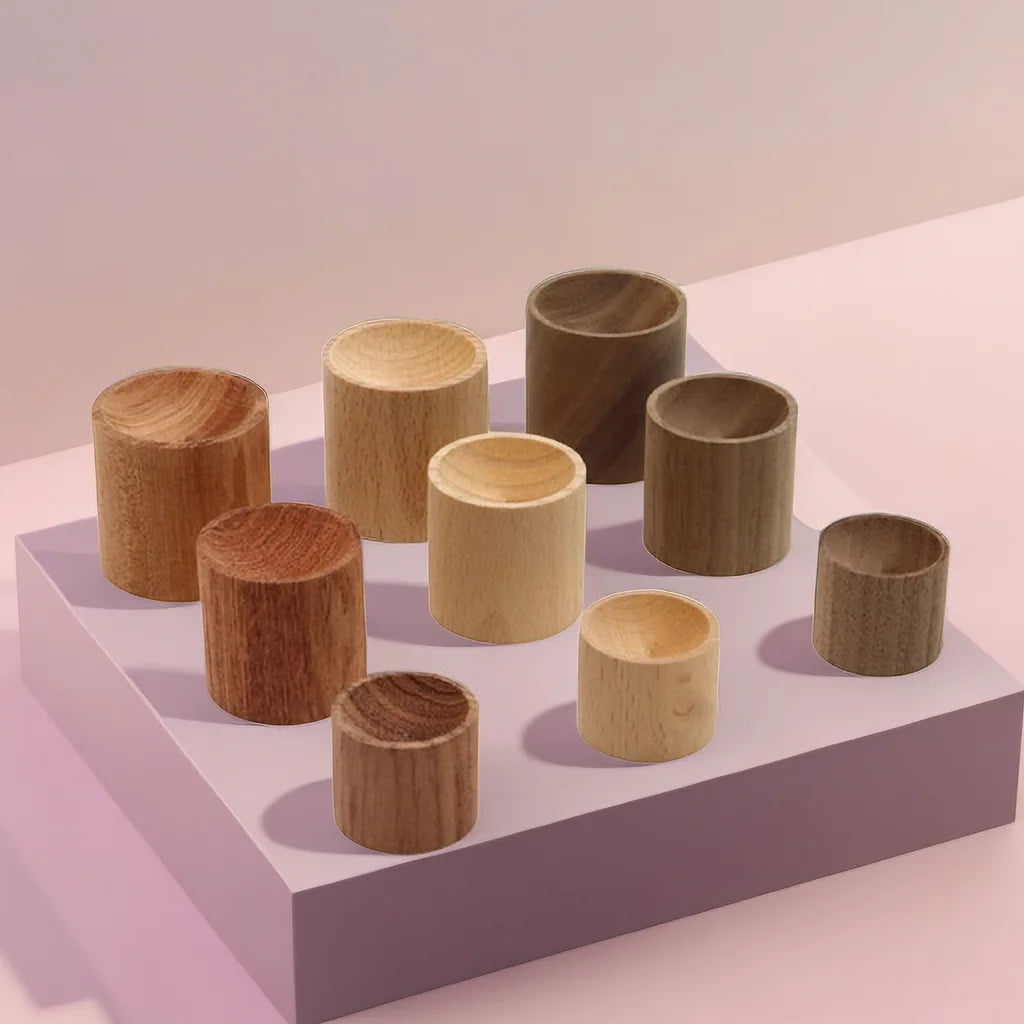 1pc Expanded fragrant wood Cylinder Indoor Desktop Loose fragrance Beech/ Walnut/ Bubinga  Aromatherapy spreading wood