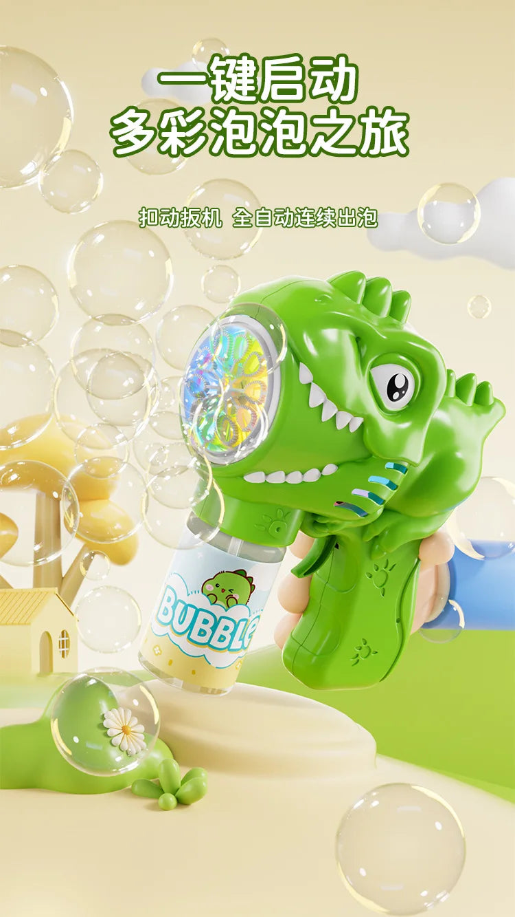 6 hole Dinosaur Bubble Gun