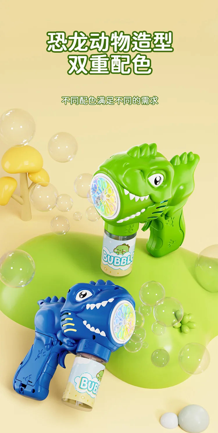 6 hole Dinosaur Bubble Gun