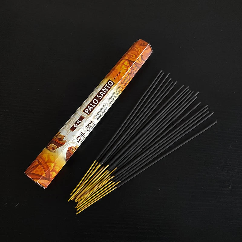 F Indian 20 Sticks Incense Lavender White Sage COCO Palo Santo Fragrance Incense Home Purifying Air Deodorization Aromatherapy