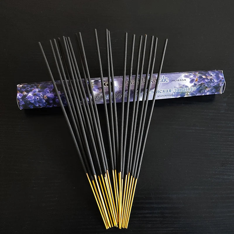 F Indian 20 Sticks Incense Lavender White Sage COCO Palo Santo Fragrance Incense Home Purifying Air Deodorization Aromatherapy